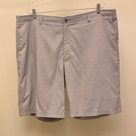 Ben Hogan Active Shorts, Gray Heathered, Size 42.  Golf, Walking, Hybrid Stretch - Picture 1 of 4